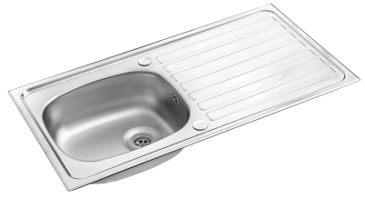 Pyramis Contract single bowl sink