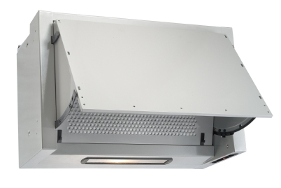 Integrated cooker hood (single motor)